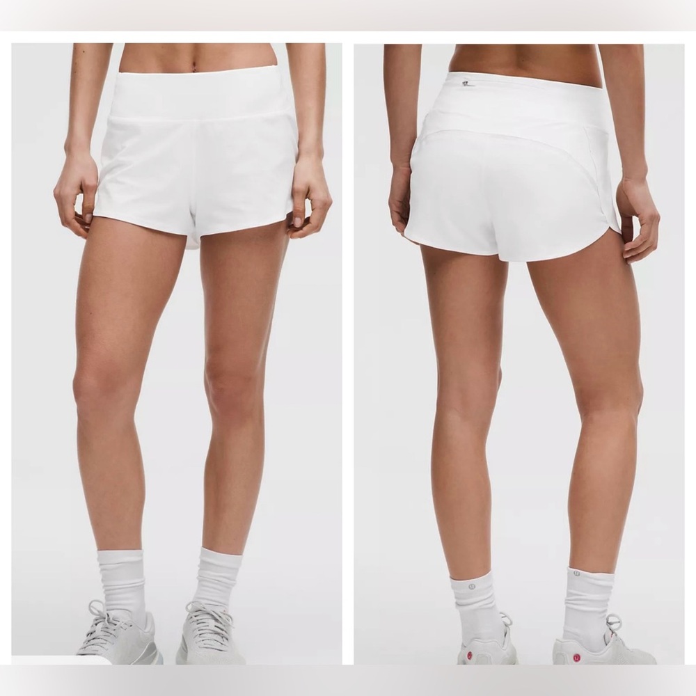 Lululemon Speed Up Short in White